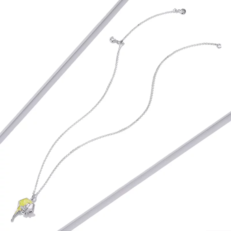 (imagen para) Collar brillante estilo Pandora con diseño de colmena - BSN213 - Ver 4