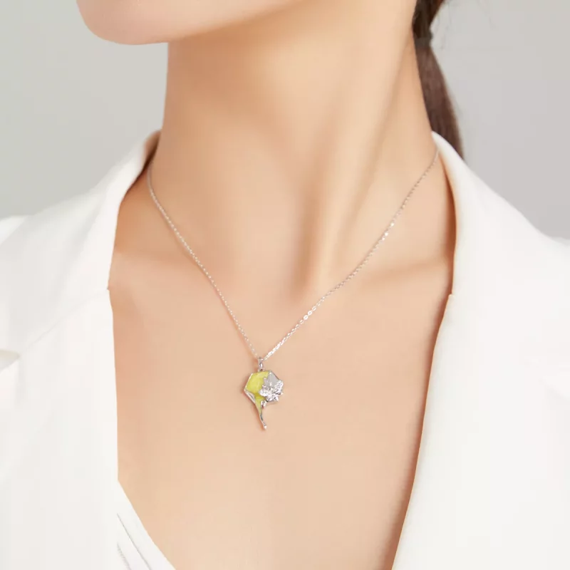 (imagen para) Collar brillante estilo Pandora con diseño de colmena - BSN213 - Ver 10