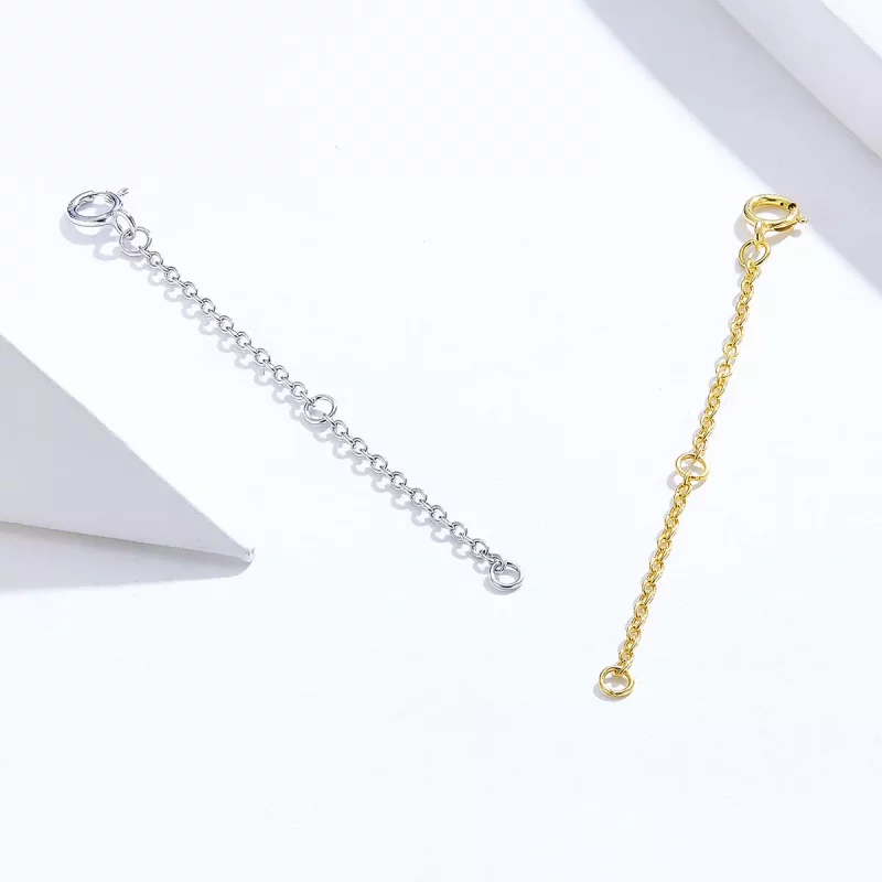(imagen para) Collar con cadena de extensión estilo Pandora - Cadena de extensión SCA015-6B - Ver 3