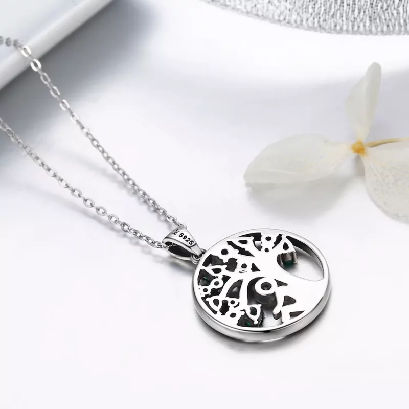 (imagen para) Collar de abrazo en plata con estilo Pandora - SCN094 - Ver 7