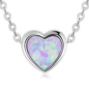 (imagen para) Collar de Amor con Estilo Pandora con Opalos - SCN471