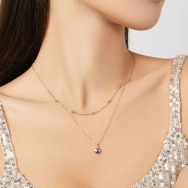 (imagen para) Collar de amor estilo Pandora - BSN168 - Ver 7