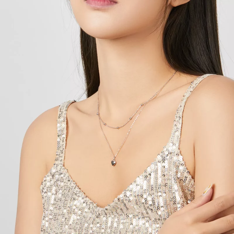 (imagen para) Collar de amor estilo Pandora - BSN168 - Ver 8
