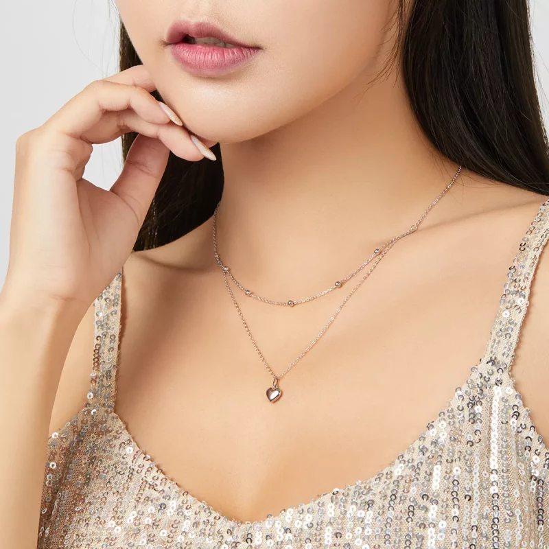 (imagen para) Collar de amor estilo Pandora - BSN168 - Ver 9