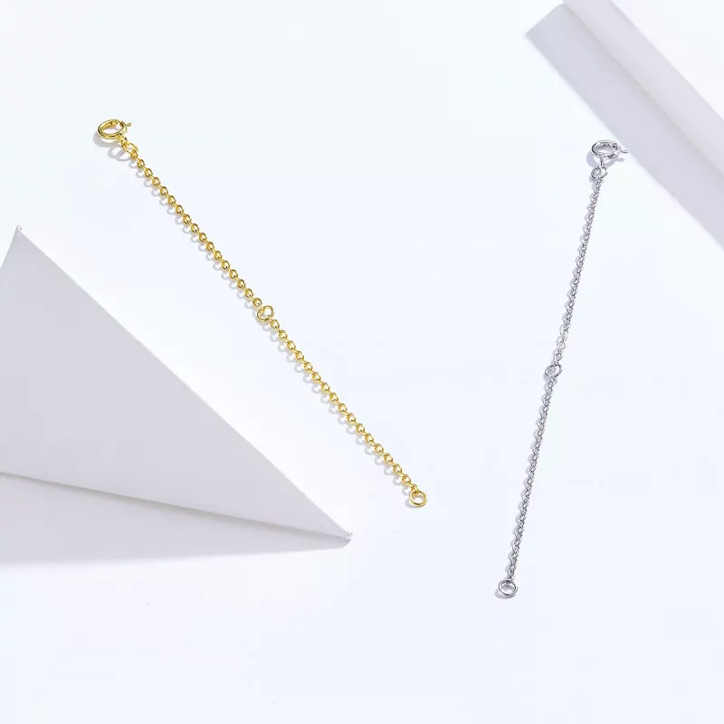 (imagen para) Collar de cadena de extensión de estilo Pandora - Cadena de extensión - SCA015-1 - Ver 3