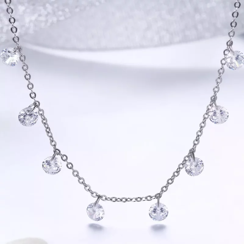 (imagen para) Collar de cadena Pandora Style Silver Beauty of Simplicity - SCN299 - Ver 2