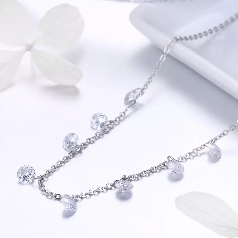 (imagen para) Collar de cadena Pandora Style Silver Beauty of Simplicity - SCN299 - Ver 3