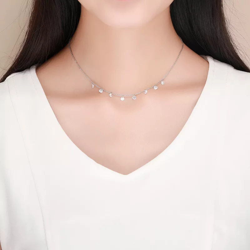 (imagen para) Collar de cadena Pandora Style Silver Beauty of Simplicity - SCN299 - Ver 6