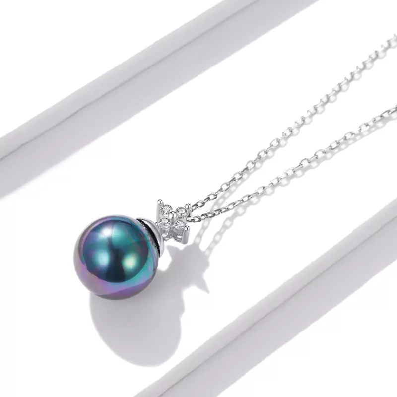 (imagen para) Collar de cuentas brillantes estilo Pandora - BSN226 - Ver 4