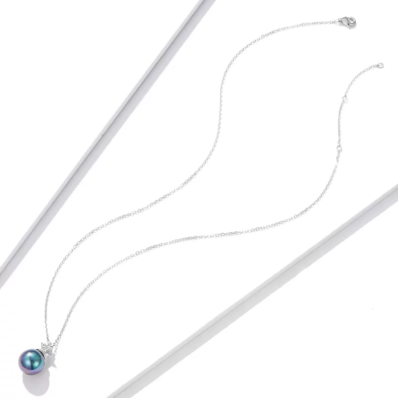 (imagen para) Collar de cuentas brillantes estilo Pandora - BSN226 - Ver 5
