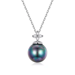 (imagen para) Collar de cuentas brillantes estilo Pandora - BSN226