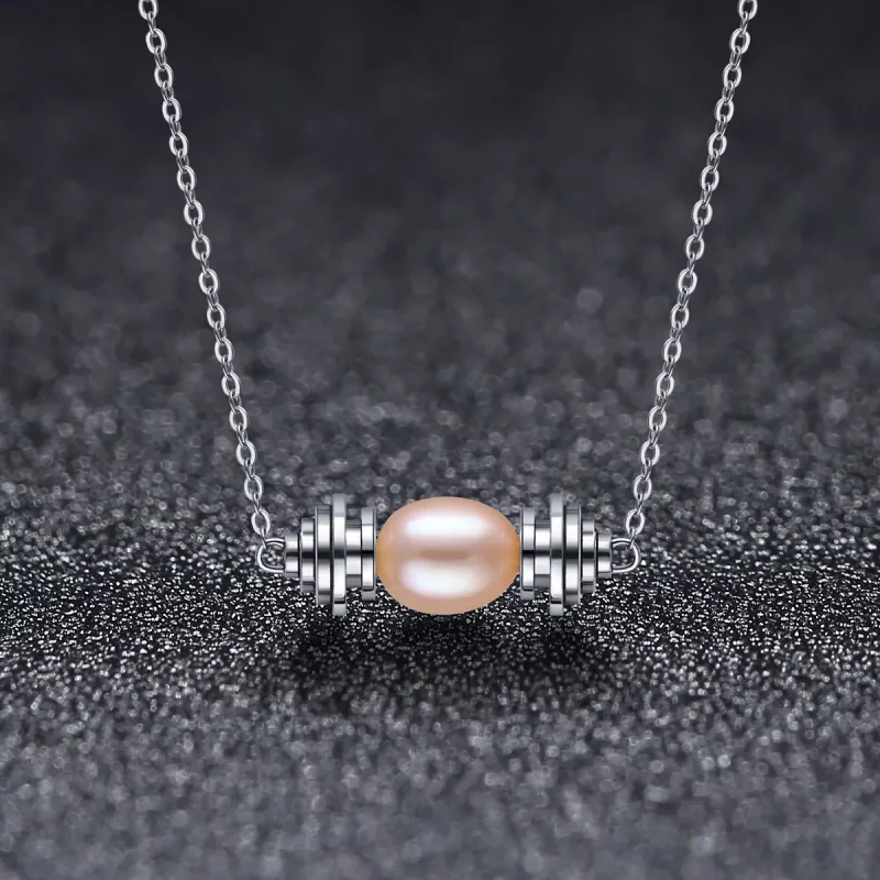 (imagen para) Collar de dije estilo Pandora con scroll - VSN036 - Ver 2