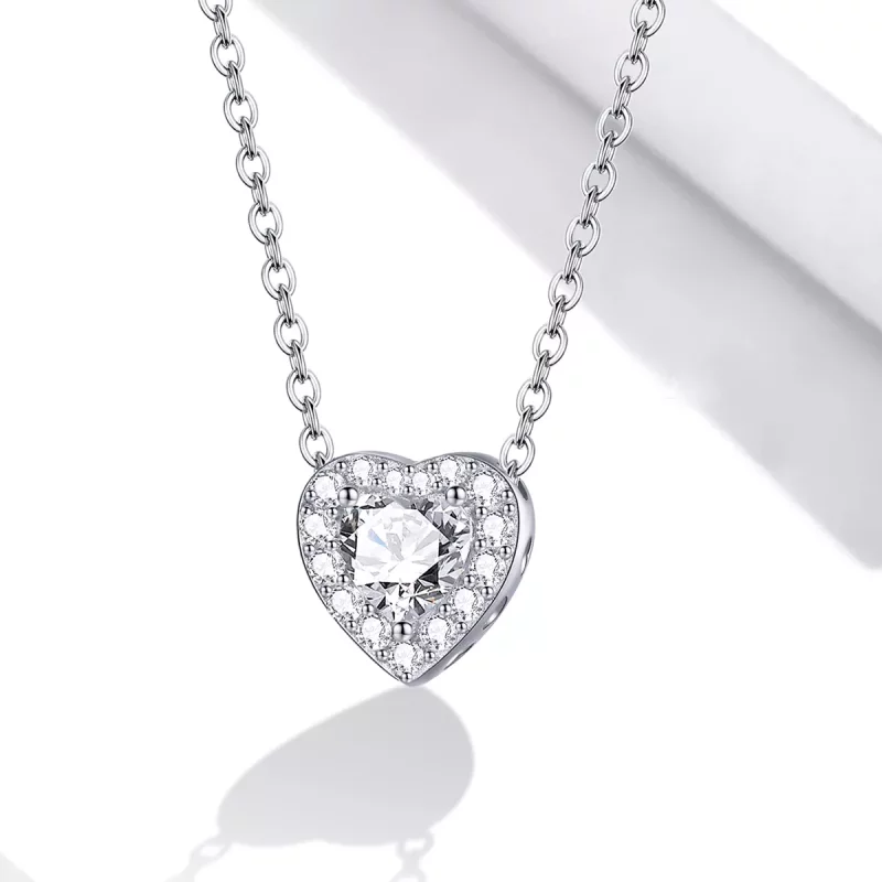 (imagen para) Collar de Estilo Pandora Bright Love - SCN455 - Ver 2