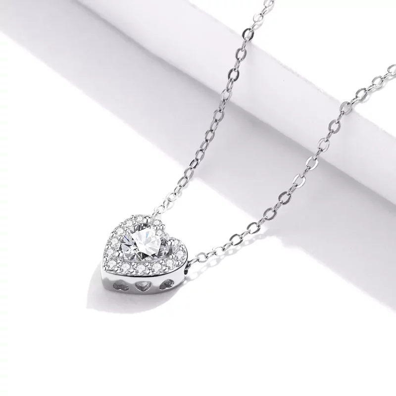 (imagen para) Collar de Estilo Pandora Bright Love - SCN455 - Ver 3