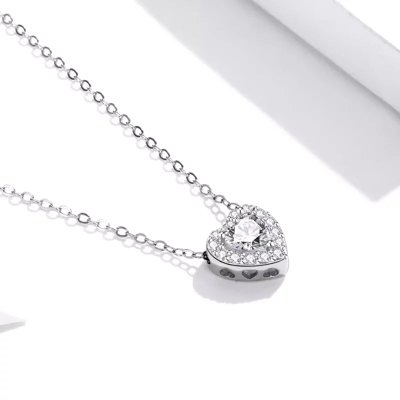 (imagen para) Collar de Estilo Pandora Bright Love - SCN455 - Ver 4