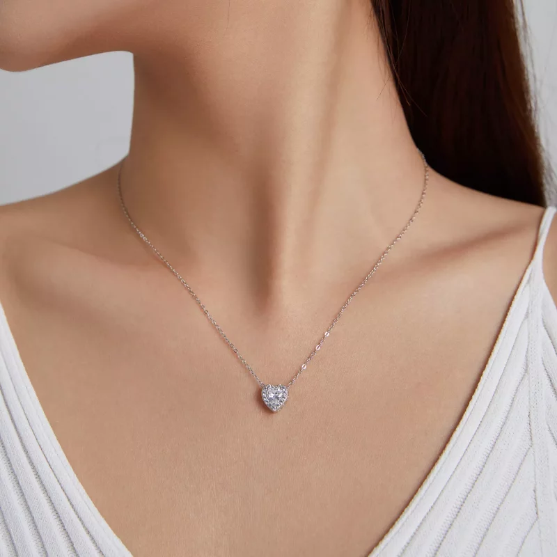 (imagen para) Collar de Estilo Pandora Bright Love - SCN455 - Ver 6