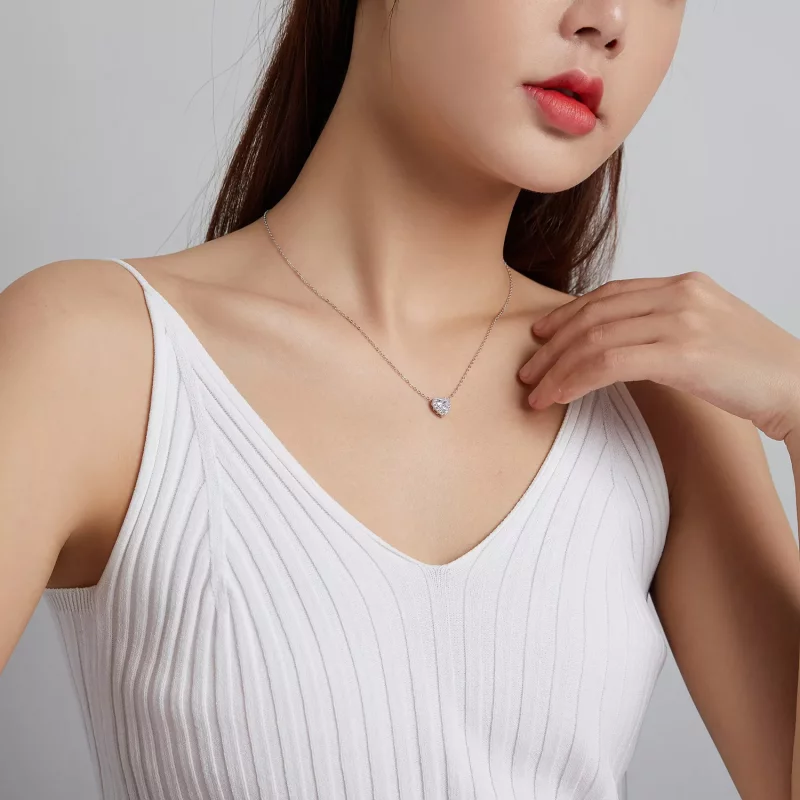 (imagen para) Collar de Estilo Pandora Bright Love - SCN455 - Ver 7