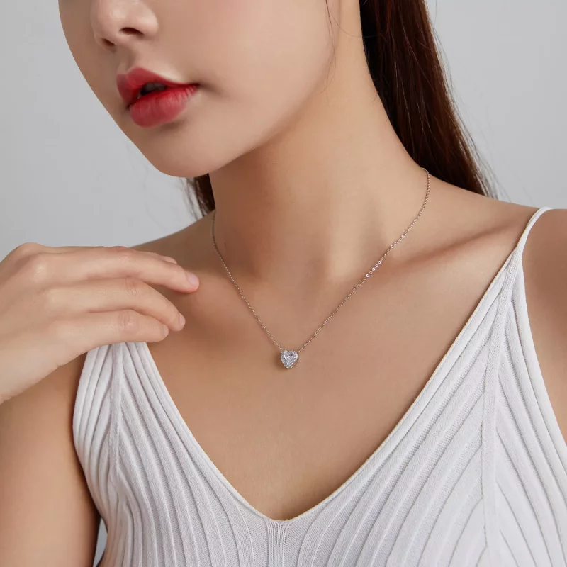 (imagen para) Collar de Estilo Pandora Bright Love - SCN455 - Ver 8