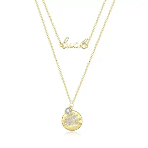 (imagen para) Collar de estilo Pandora con cerdo de la suerte - BSN090