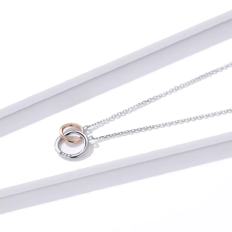 (imagen para) Collar de estilo Pandora con el símbolo infinito del amor - BSN159 - Ver 2