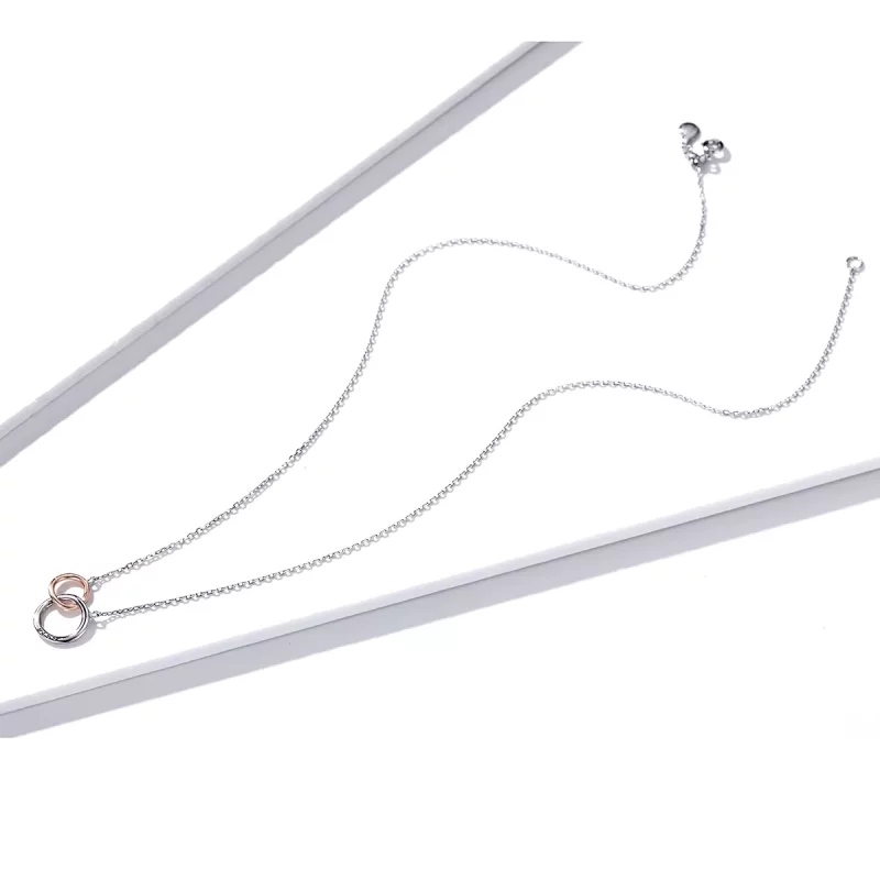 (imagen para) Collar de estilo Pandora con el símbolo infinito del amor - BSN159 - Ver 4