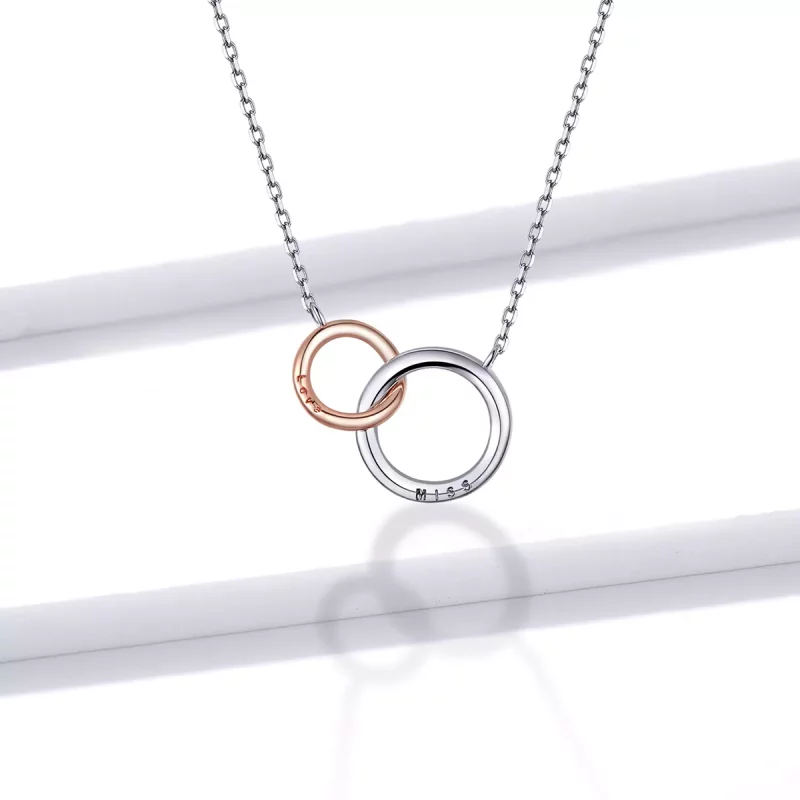 (imagen para) Collar de estilo Pandora con el símbolo infinito del amor - BSN159 - Ver 5