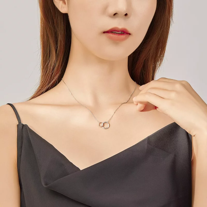 (imagen para) Collar de estilo Pandora con el símbolo infinito del amor - BSN159 - Ver 6