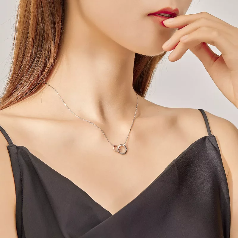 (imagen para) Collar de estilo Pandora con el símbolo infinito del amor - BSN159 - Ver 7