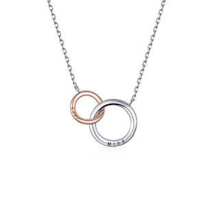(imagen para) Collar de estilo Pandora con el símbolo infinito del amor - BSN159