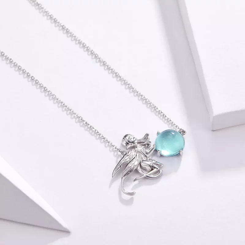 (imagen para) Collar de Estilo Pandora con Elfos - BSN054 - Ver 4