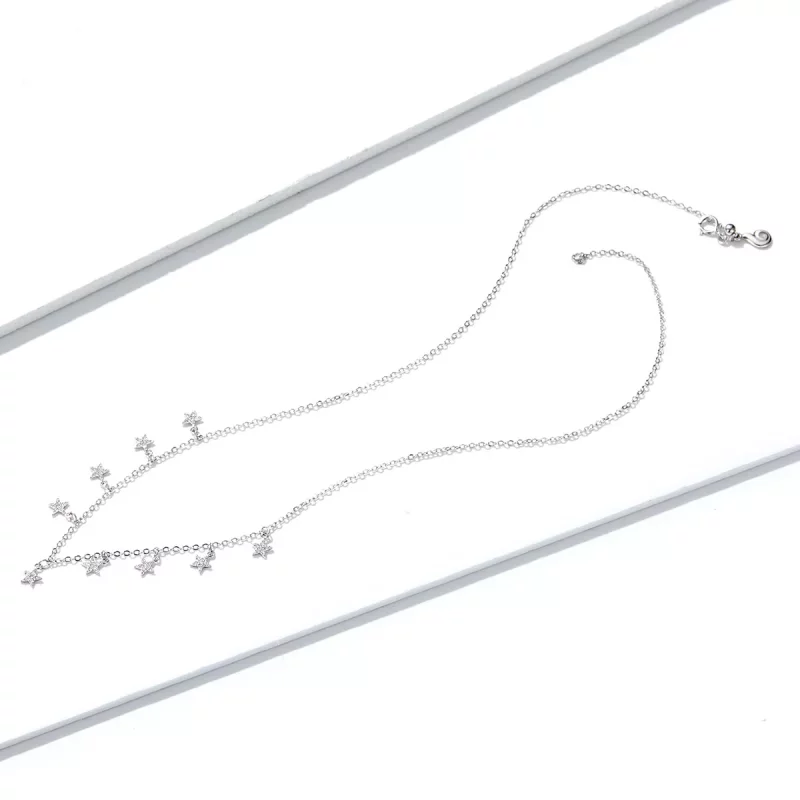 (imagen para) Collar de Estilo Pandora con Estrella - BSN116 - Ver 4