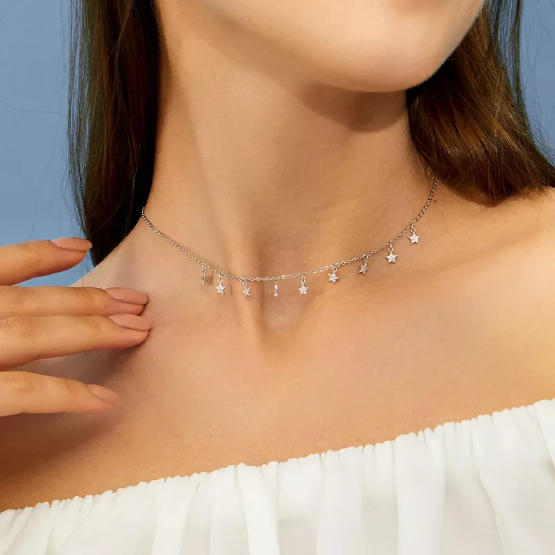 (imagen para) Collar de Estilo Pandora con Estrella - BSN116 - Ver 7