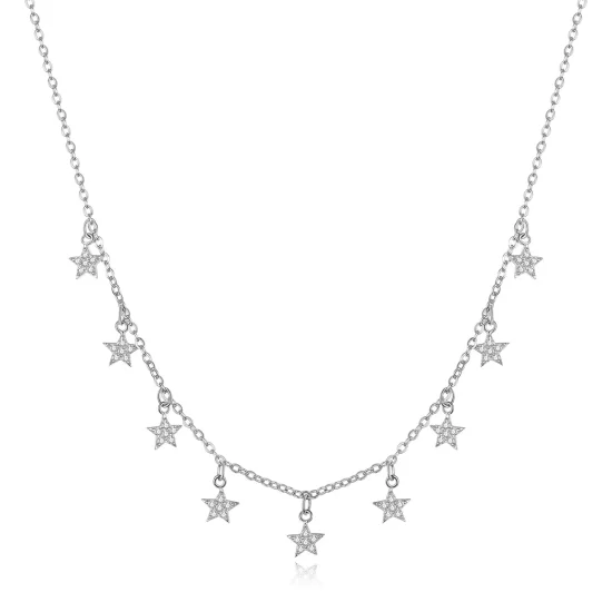 (imagen para) Collar de Estilo Pandora con Estrella - BSN116