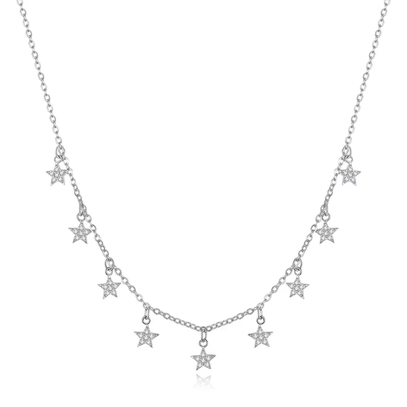 (imagen para) Collar de Estilo Pandora con Estrella - BSN116