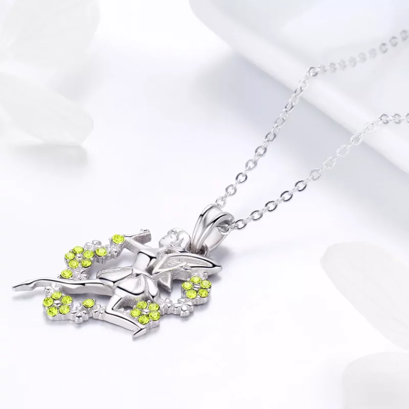 (imagen para) Collar de estilo Pandora con suerte de duende - BSN005 - Ver 3