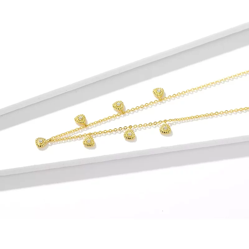 (imagen para) Collar de estilo Pandora con trenzado geométrico - BSN136 - Ver 2