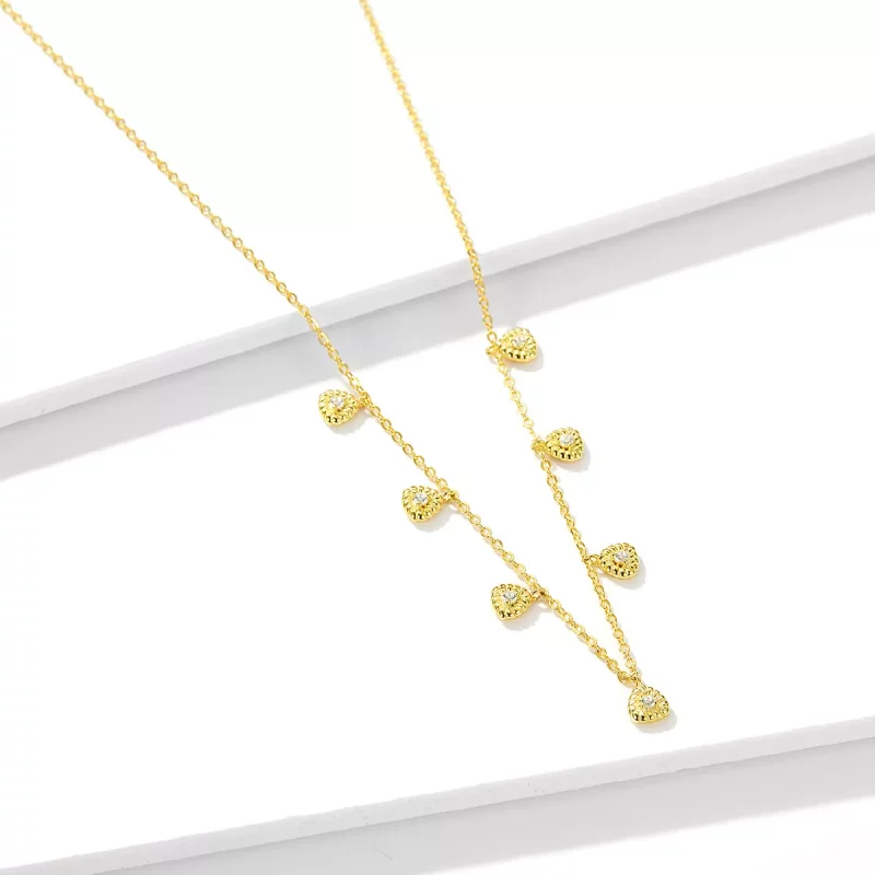(imagen para) Collar de estilo Pandora con trenzado geométrico - BSN136 - Ver 3