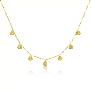 Collar de estilo Pandora con trenzado geométrico - BSN136 (imagen para) Collar de estilo Pandora con trenzado geométrico - BSN136