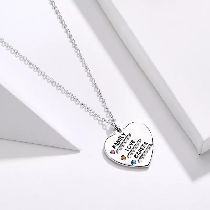 (imagen para) Collar de Estilo Pandora Love Language - BSN058 - Ver 2
