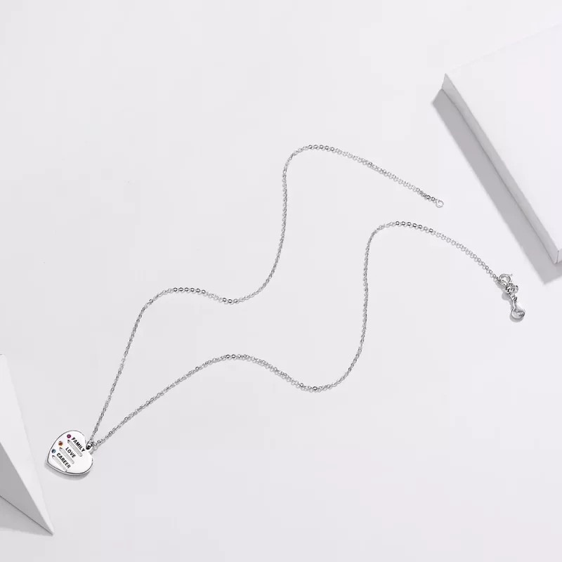 (imagen para) Collar de Estilo Pandora Love Language - BSN058 - Ver 4