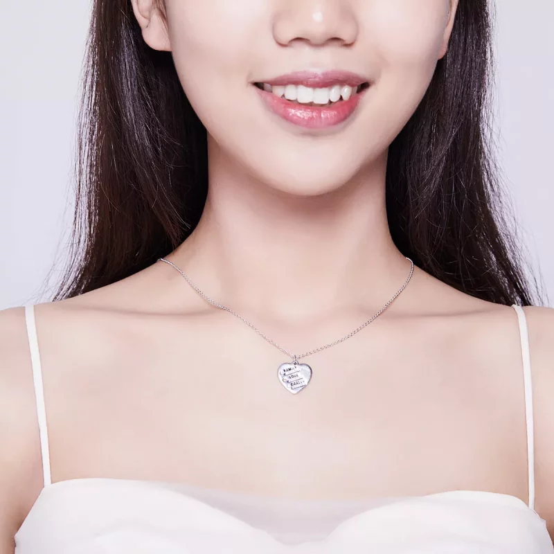 (imagen para) Collar de Estilo Pandora Love Language - BSN058 - Ver 6