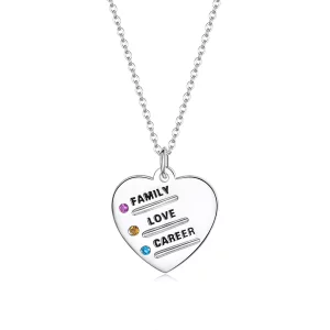 (imagen para) Collar de Estilo Pandora Love Language - BSN058