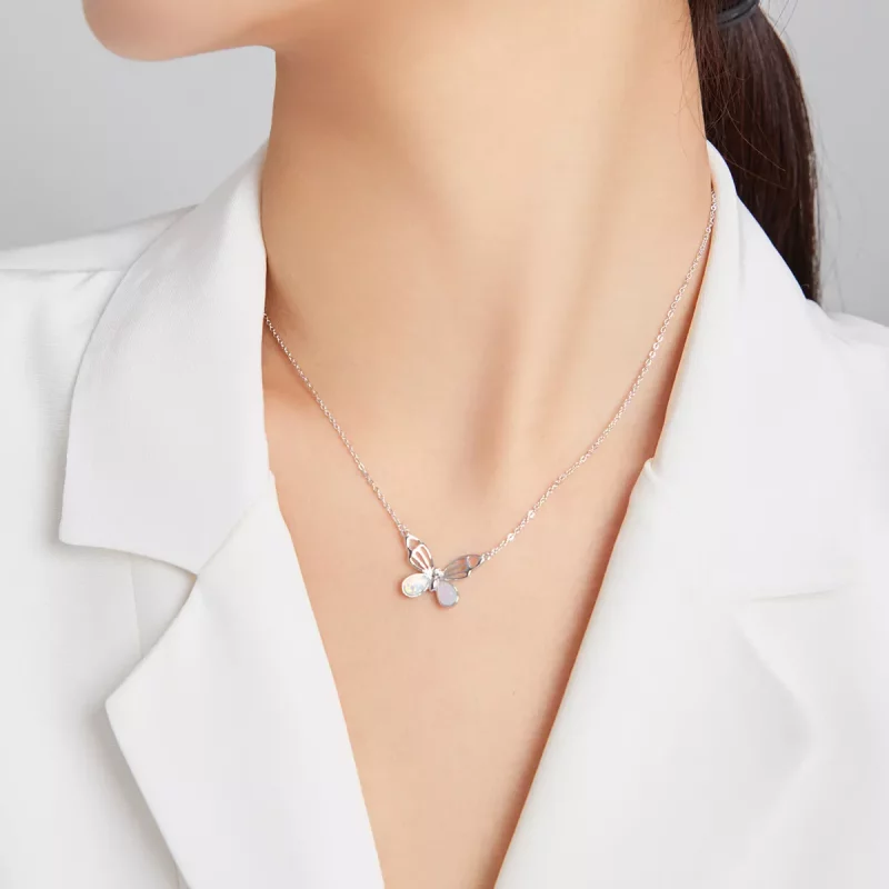 (imagen para) Collar de estilo Pandora Metamorfosis - BSN216 - Ver 6
