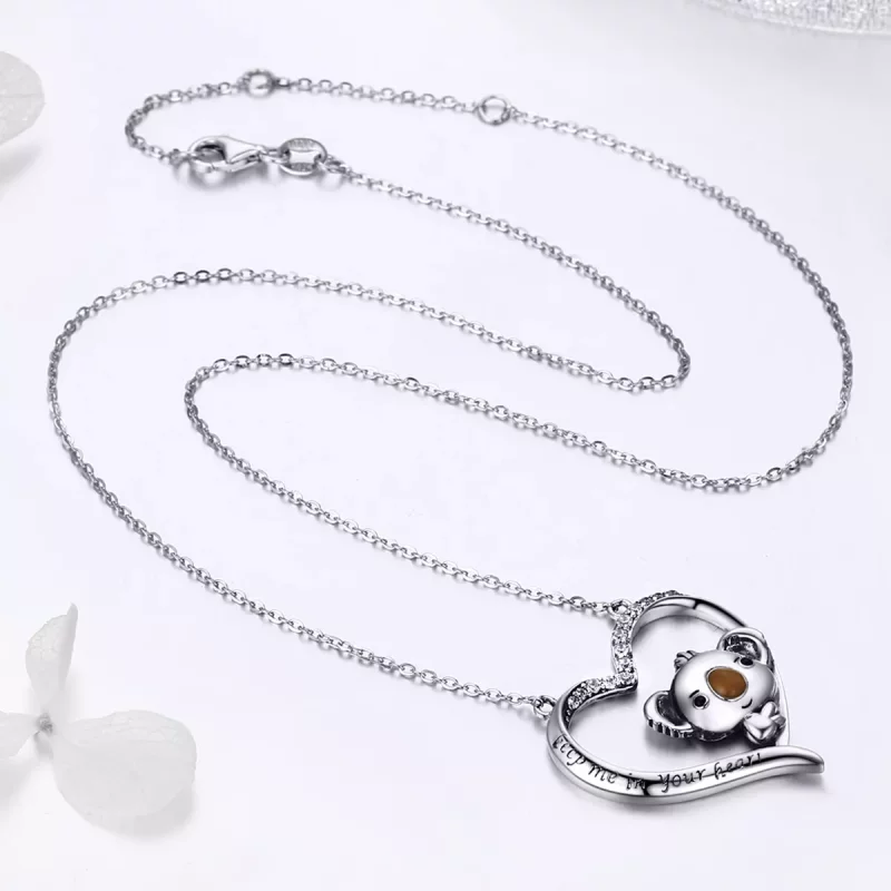 (imagen para) Collar de hada encantador de estilo Pandora en plata - SCN256 - Ver 3