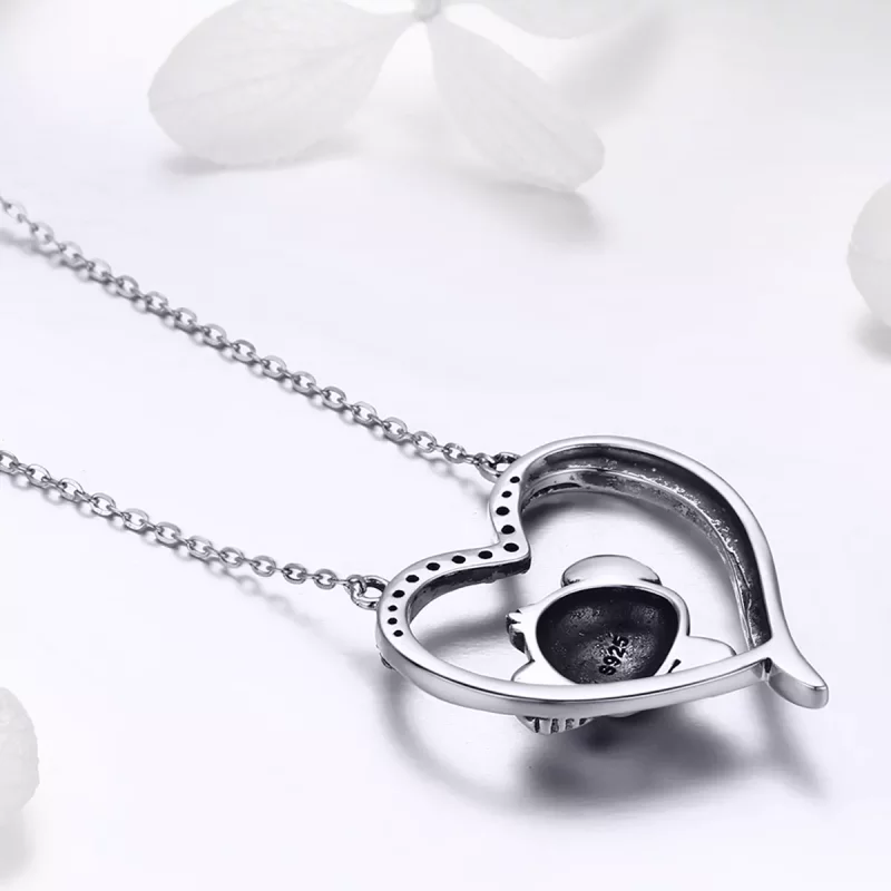 (imagen para) Collar de hada encantador de estilo Pandora en plata - SCN256 - Ver 6