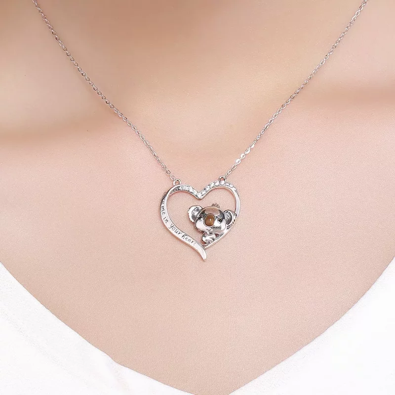 (imagen para) Collar de hada encantador de estilo Pandora en plata - SCN256 - Ver 7