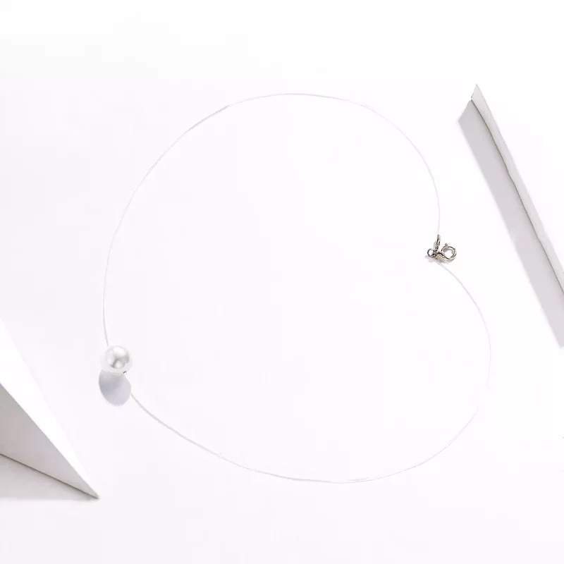(imagen para) Collar de Mariscos de Plata al Estilo Pandora - SCN372 - Ver 2