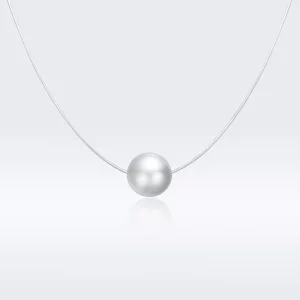 (imagen para) Collar de Mariscos de Plata al Estilo Pandora - SCN372
