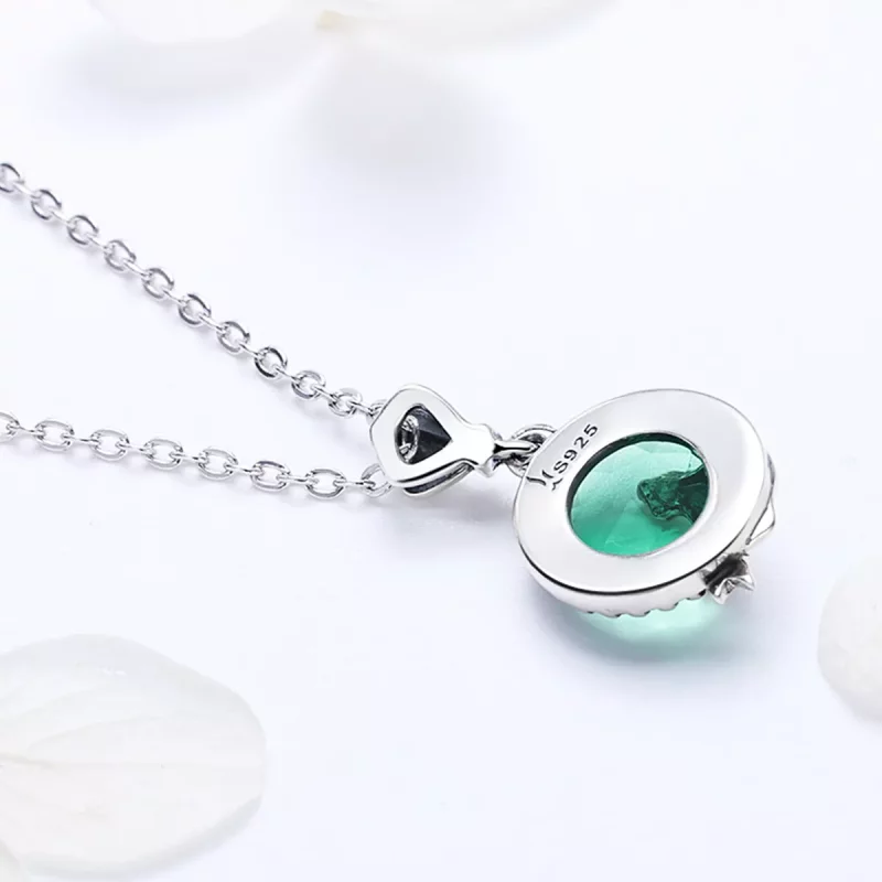 (imagen para) Collar de plata estilo Pandora con amor de sirena - SCN262 - Ver 3