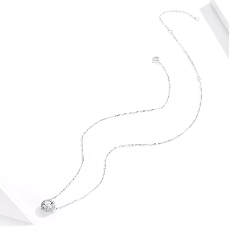 (imagen para) Collar de Plata Estilo Pandora con Recuerdos - SCN345 - Ver 2